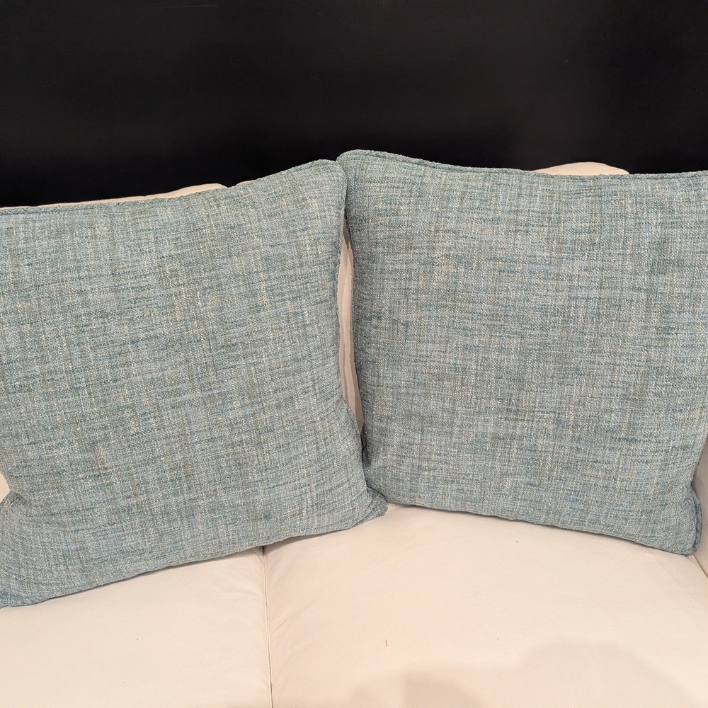 Elegant Blue Throw Pillows